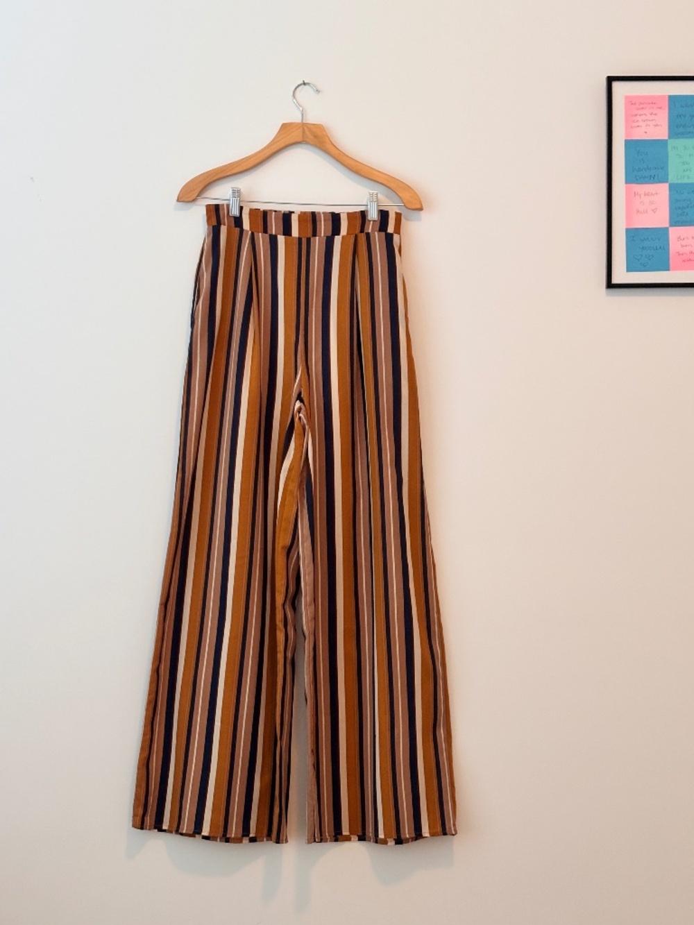 Striped Wide Leg dress pants